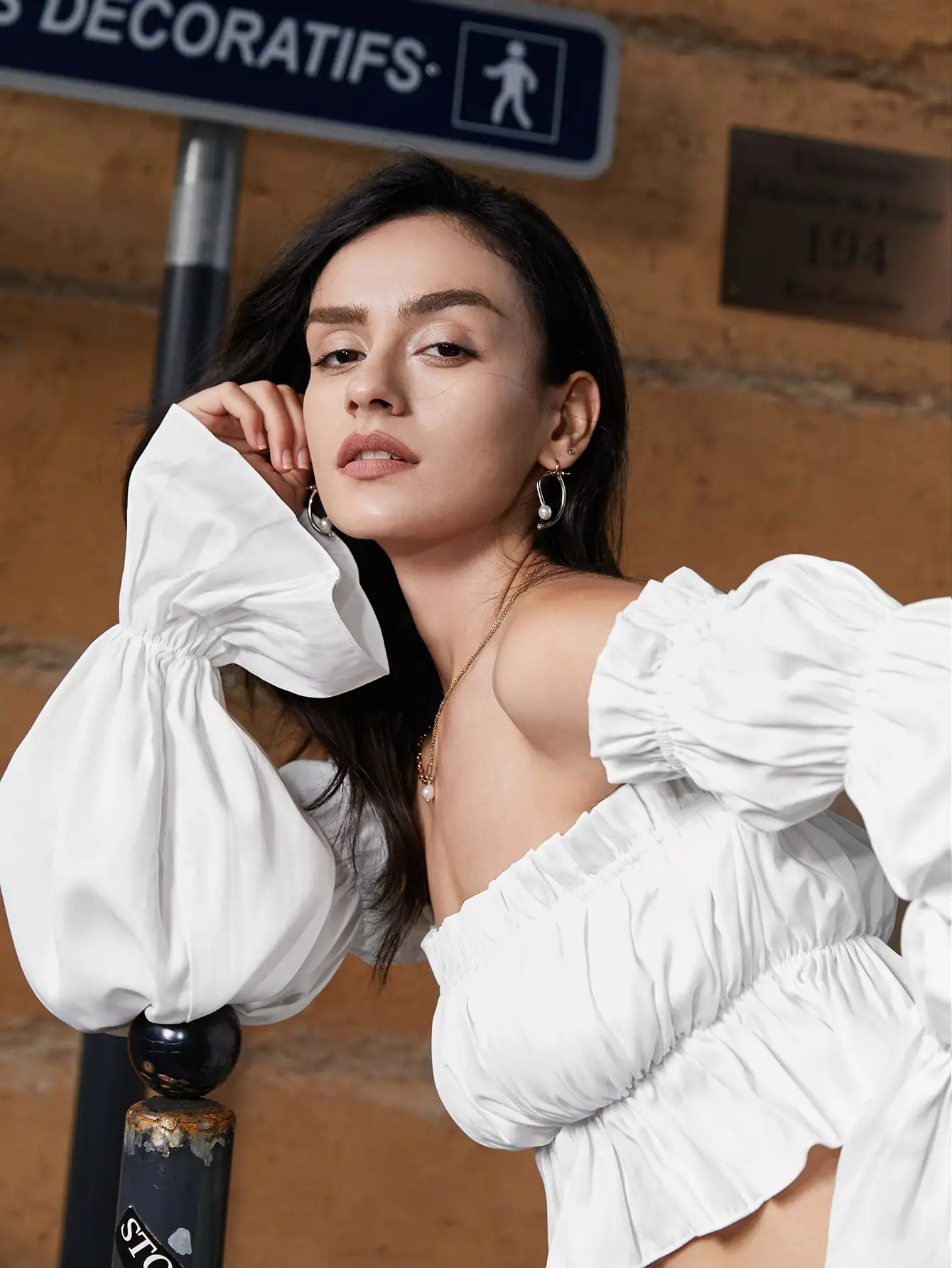 Пуловер AEL со складками повседневные рубашки для женщин тонкая блузка с