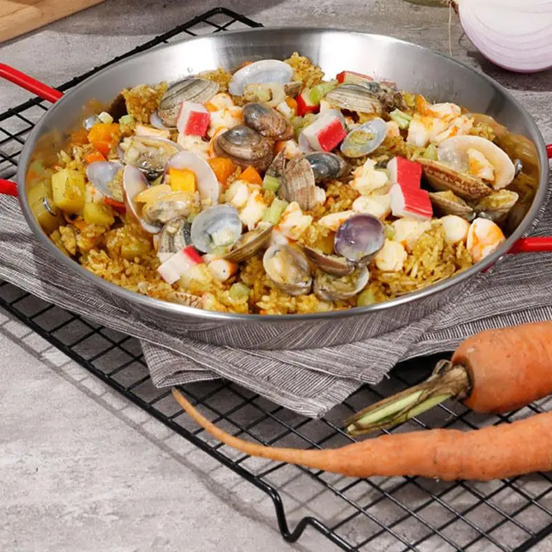 Кастрюля на каждый день прочная испанская кастрюля с паэлью для супа горячая