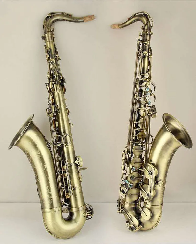 

Customize France R54 Tenor Saxophone Reference Antique Copper B Flat Woodwind Instrument With Case Mouthpiece Reeds Neck Free