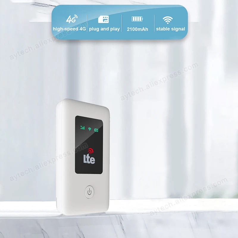 4G беспроводной маршрутизатор lte Wi-Fi Модем Sim-карта MIFI Карманный Т-спот со
