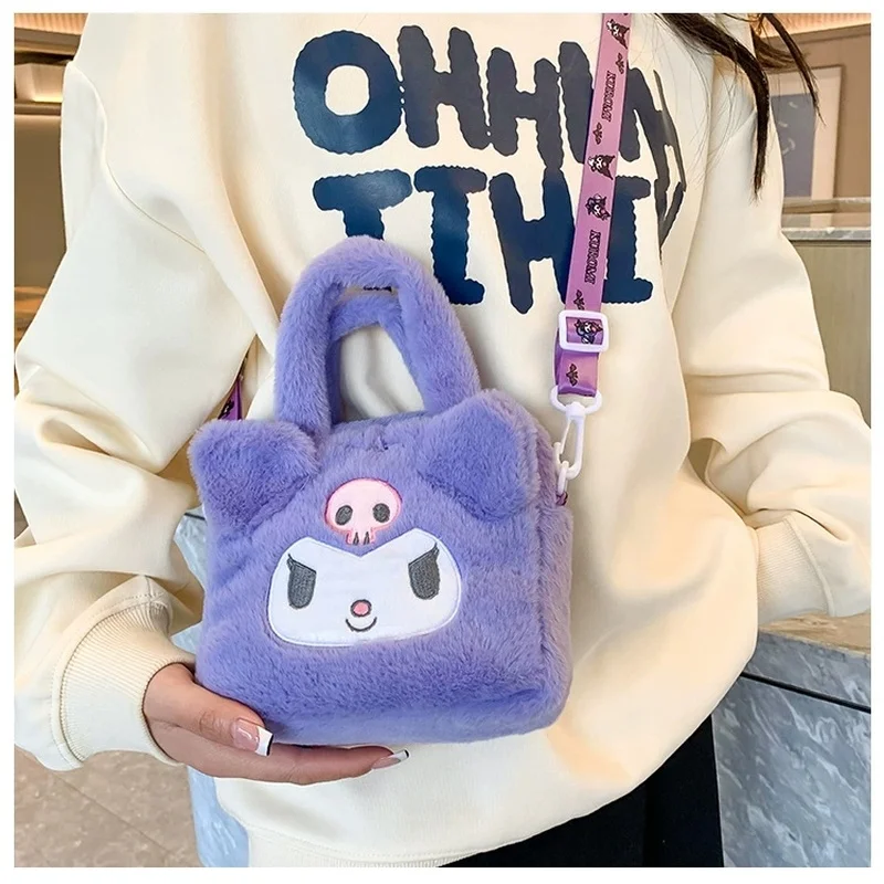 Новая милая сумка Miniso Sanrio в стиле HelloKitty Kuromi через плечо Yugui dog подарок на день