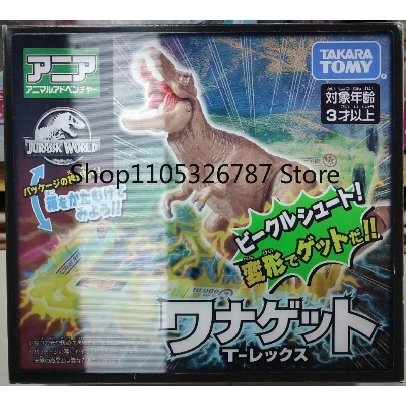 Фото В наличии: Оригинальный набор Takara Tomy Ania Dino Capture Truck и фигурка T-Rex Jurassic, артикул 940401, абсолютно новый, запечатанный, коллекционная модель
