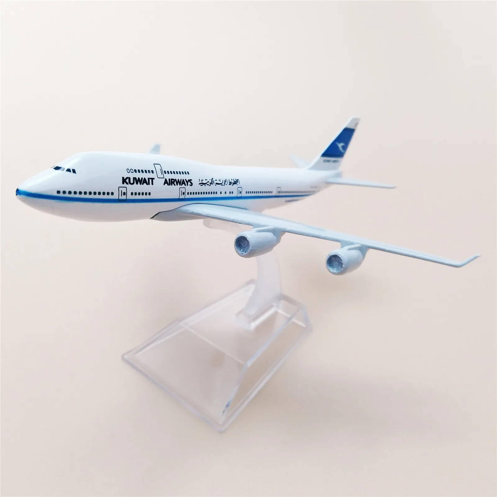 NEW 16cm Metal Alloy Plane Model Air kUWAIT Airways B747 Boeing 747-400 Airlines Aircraft Airplane w Stand Gift | Дом и сад