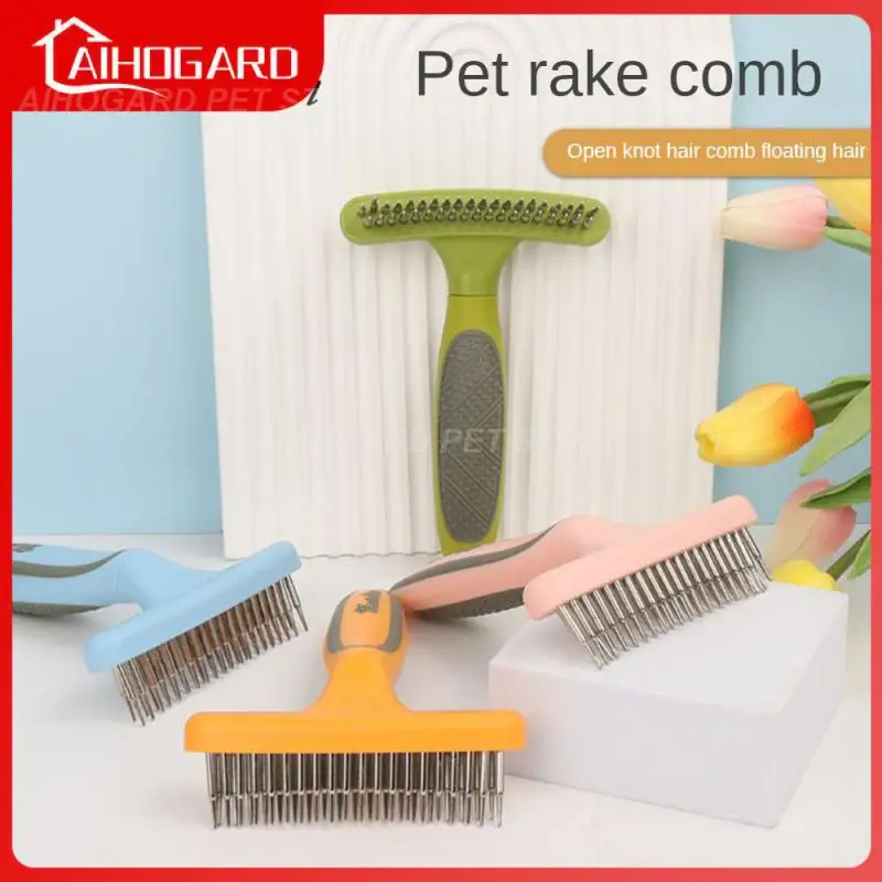 

Beauty Rake Comb Creative Dog Comb Teddy Knot Hair Brush Pet Needle Comb Pet Supplies