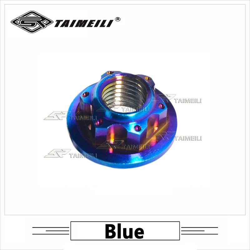 

Гайки TAIMEILI из титанового сплава M6 M8 M10 M12 M14 серебристые/синие