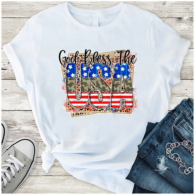 Нашивки для одежды на День Независимости модные патриотические термонаклейки