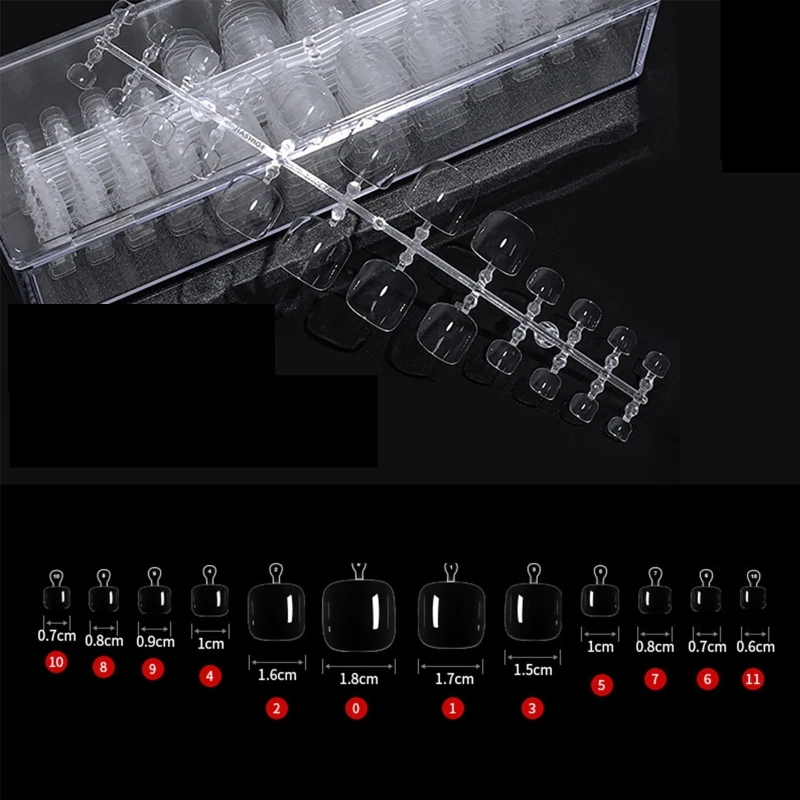 

240/504 шт., акриловые накладные ногти, 12 размеров