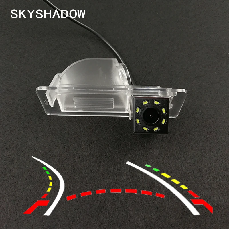 HD Беспроводная Автомобильная CCD задняя камера рыбий глаз 8 12 led динамический
