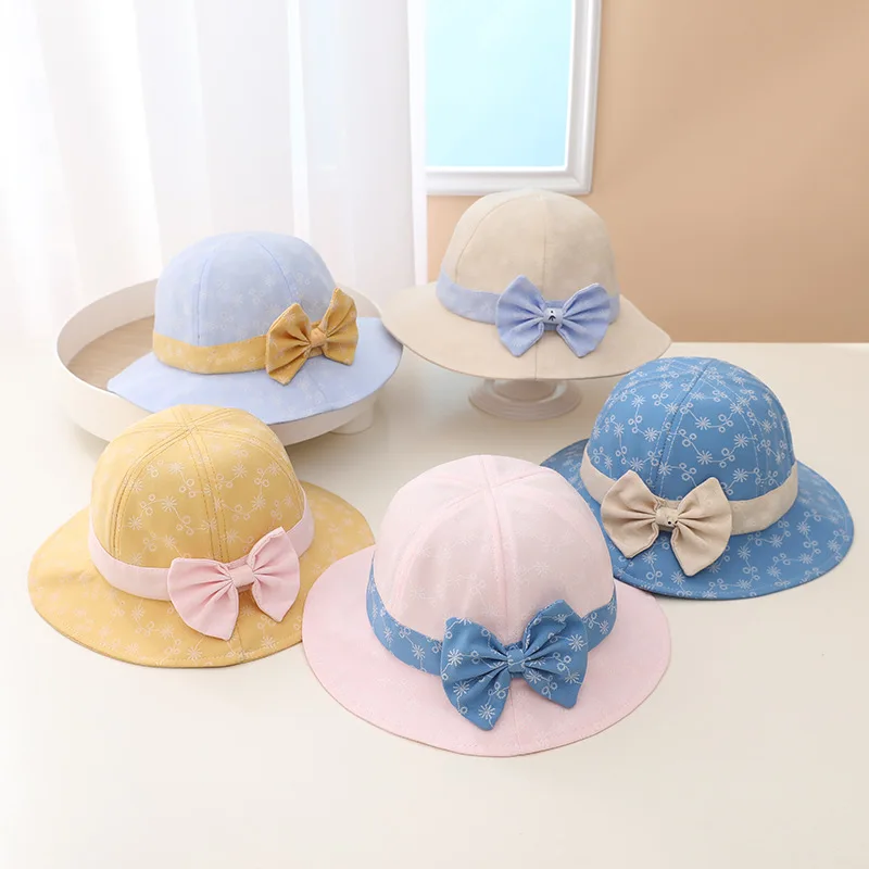 

2022 весенне-осенняя тонкая Милая шляпа в западном стиле для маленьких девочек весенне-летняя шляпа от солнца для принцесс