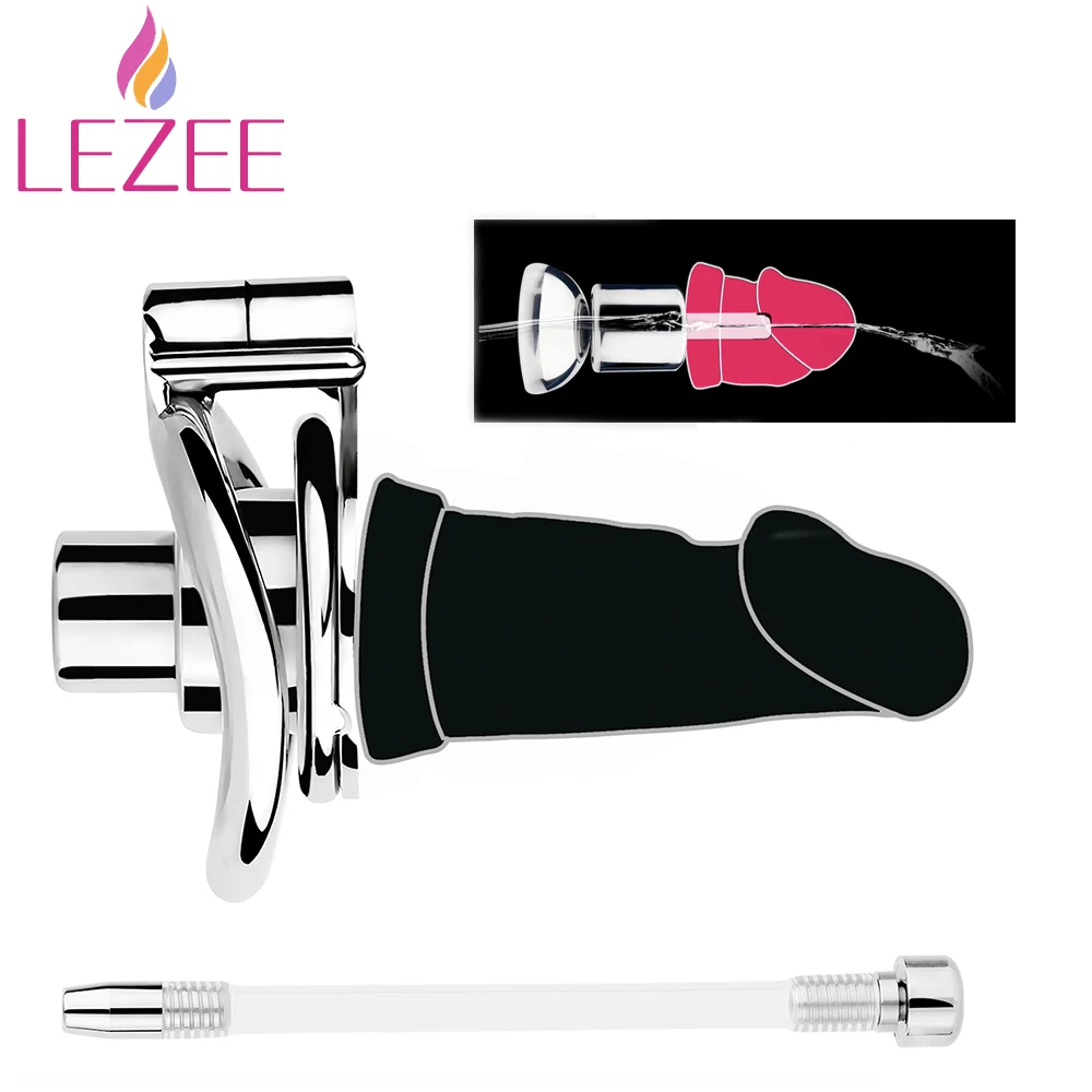 Плоский металлический мужской Пояс верности LEZEE искусственная игра эрект