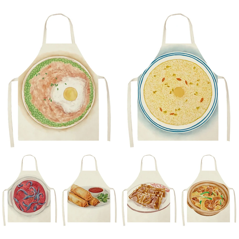 

Нагрудник из хлопка и льна для женской кухни