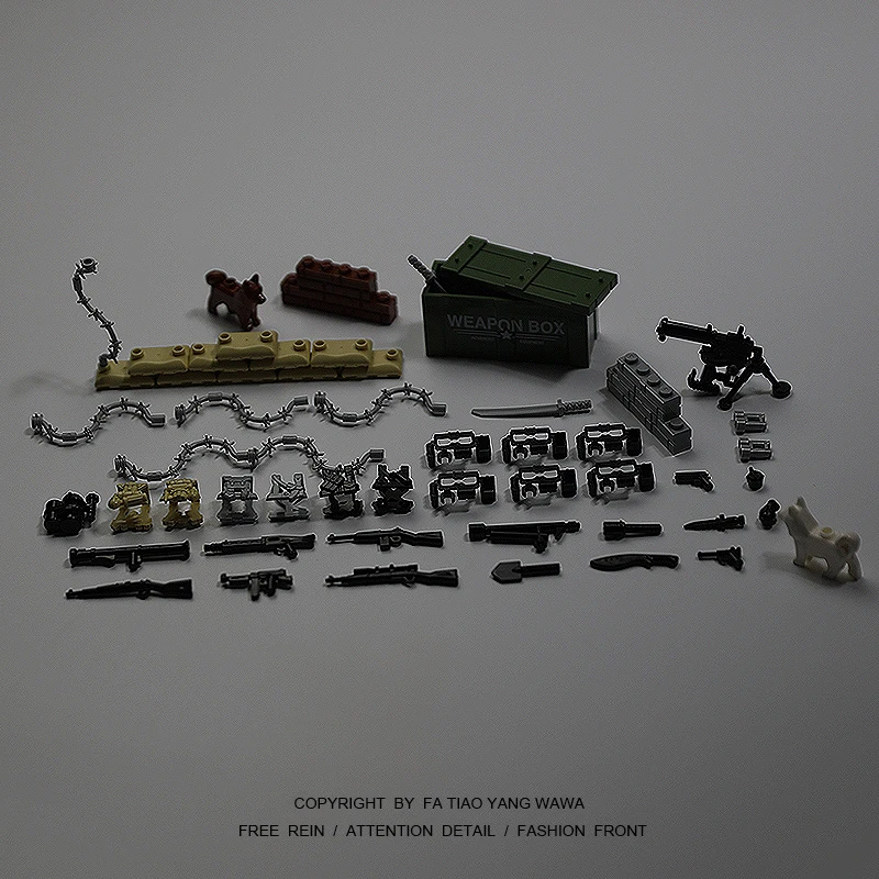 

Get bored and give the little man the whole kit! Building blocks