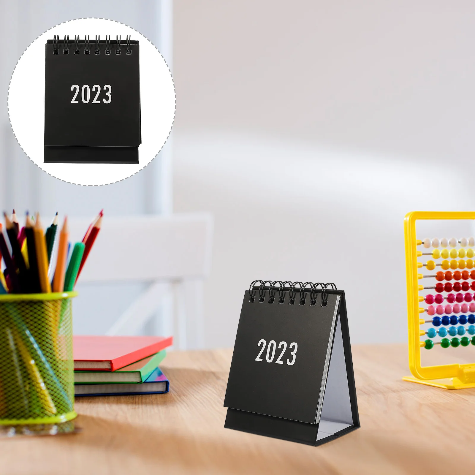 

Calendar Desk 2023 Mini Desktop Table Monthly Office Planner Standing Year Stand Daily July Schedule Wall Weekly Paper Calendars