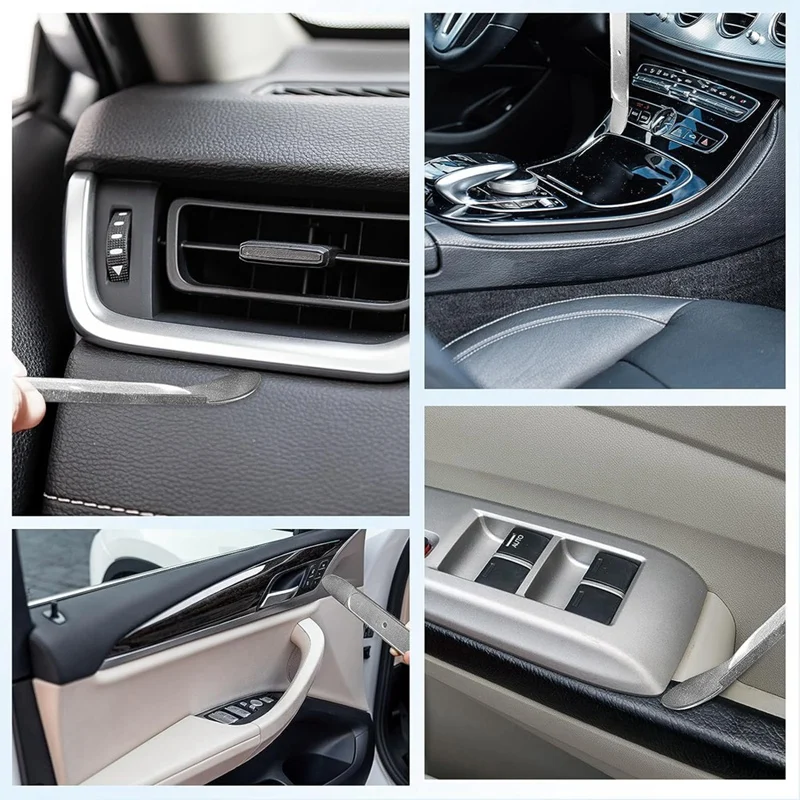 3 шт. инструмент для снятия отделки металлический автомобильный Карманный прут