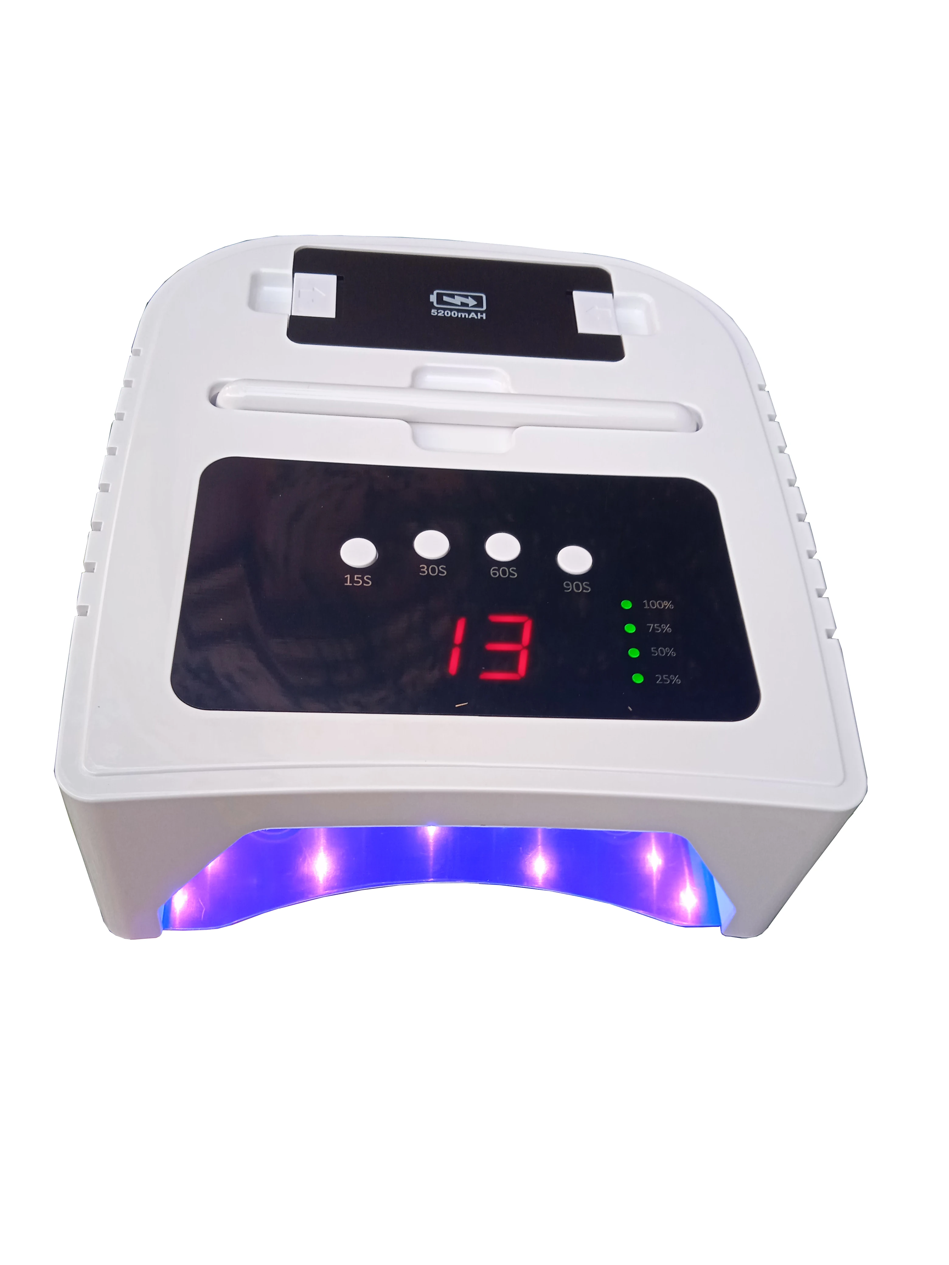 

Ibelieve Professional Cordless UV+LED Nai Lamp 72W Manicure Dryer Auto Polish Light Rechareable Phototherapy Machine FOR USA