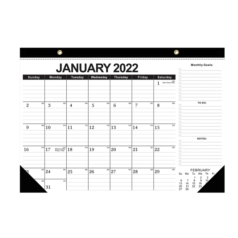 

Настольный календарь 2022-2023, настольный календарь на 18 месяцев, настенный календарь, большие линейные блоки для планирования и организации д...