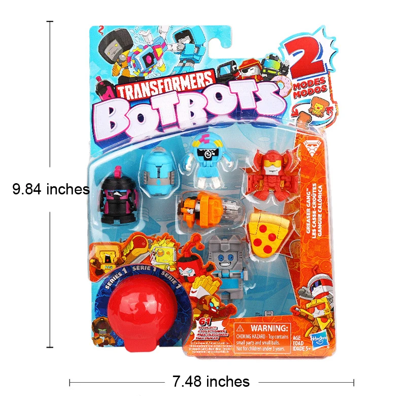 5 см Hasbro Трансформеры botbot мини Экшн-фигурка робот игрушка сахарный Туалет