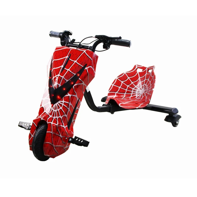 Купи 8inch three wheels drift scooter 360 degree kid drifting trike scooter tensible seat / suspension seat for adult за 11,260 рублей в магазине AliExpress