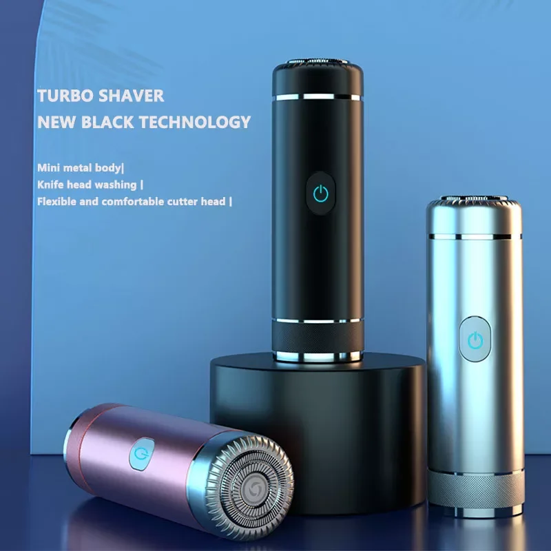

NEW2023 Portable Men's Shaver Mini Usb Charging Beard Shaving Machine Waterproof Ipx7 Male Shaving Trimmer Facial