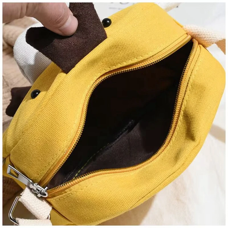 Mobile Phone Bags canvas crossbody bag For Women Cute Girl Small Duck Bag Female Casual Fashion Messenger Bag
