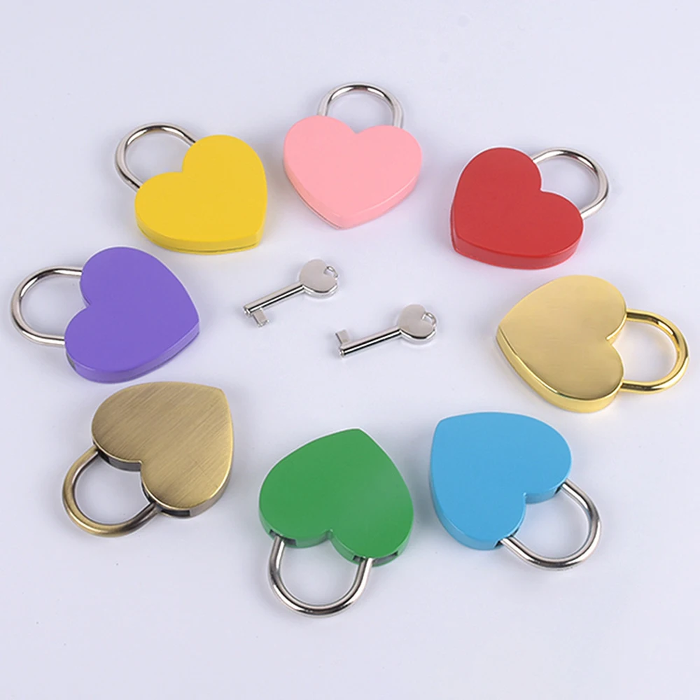 Антикварный замок в форме сердца нежный розовый ностальгический винтажный милые