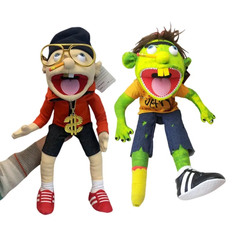 

Anime jeffy Hand puppet Plush Soft Doll Talk Show Party Props Children's Day Model Doll Toy Figurine For Kid Birthday Gift