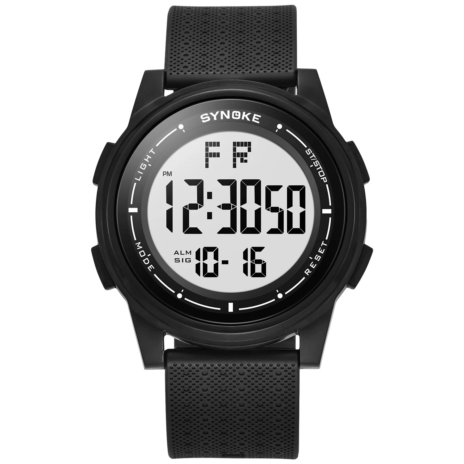 

SYNOKE Sport Mens Watch Fashion 50M Waterproof Stopwatch Digital Watches Clock Back Light Display Wristwatch Reloj Hombre