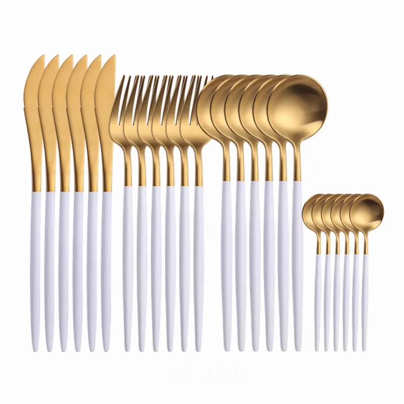 

Кухонная посуда, набор столовых приборов, набор столовых приборов из нержавеющей стали, ножи, вилки, ложки, набор столовых приборов, золотис...