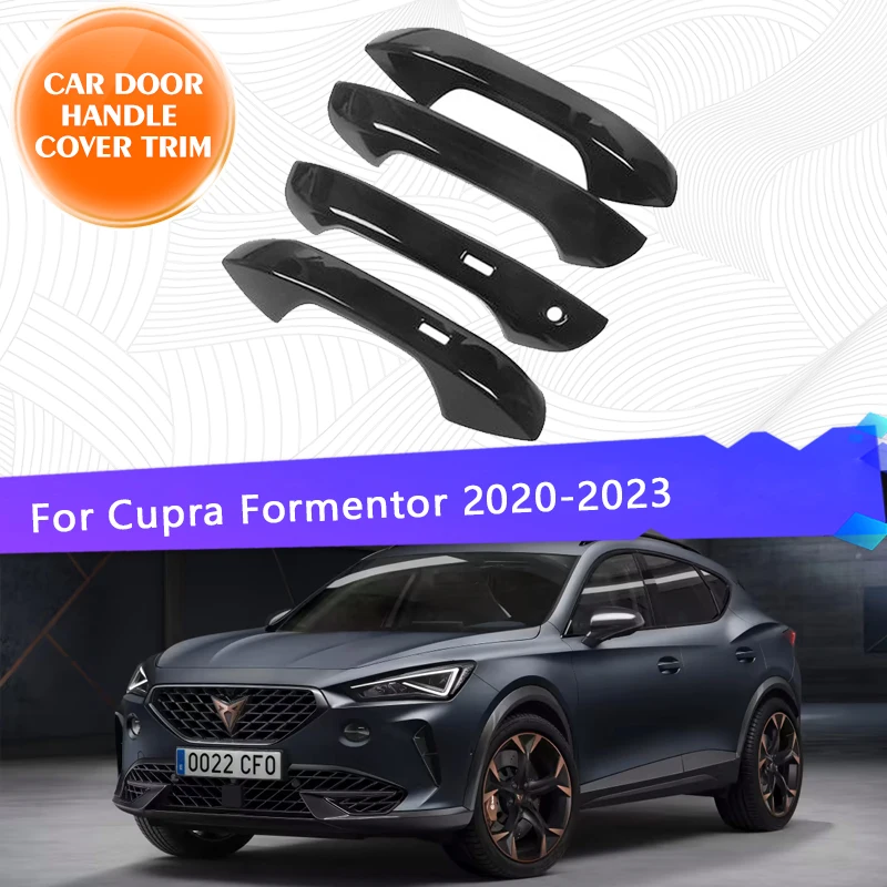

For Cupra Formentor 2020 2021 2022 2023 Chrome Car Door Handle Cover Trim Set Chromium Car External Accessories Styling Sticker