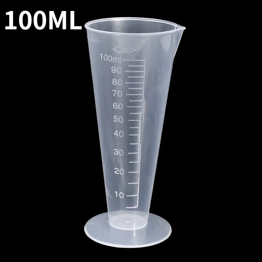 

Прозрачный пластиковый мерный стакан 50/100 мл