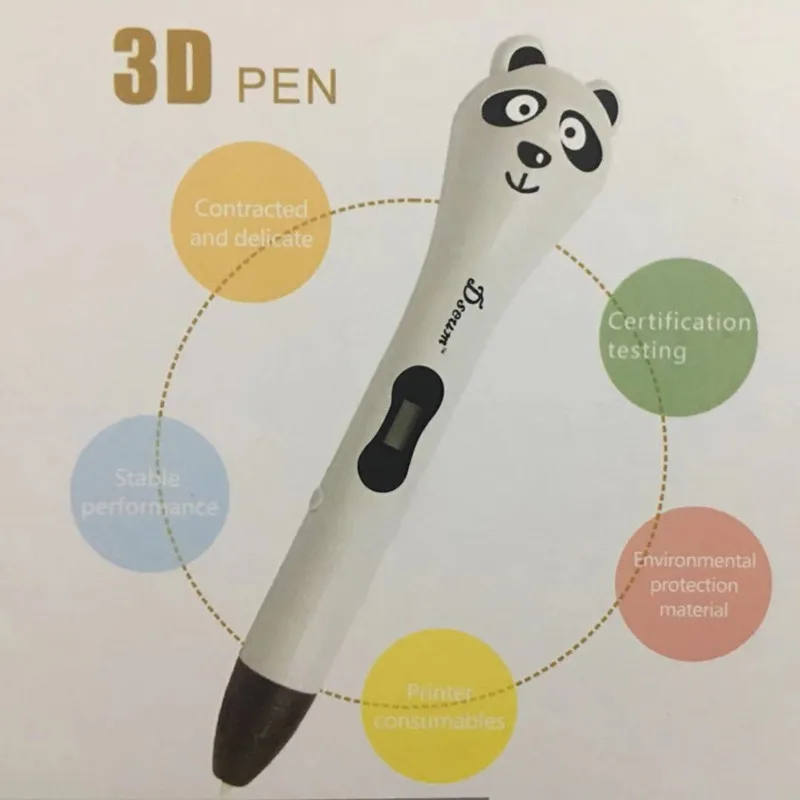 

Hottest Selling 3D Printer DIY Kit 3DPrinting Pen High Temperature 3 D Pen for Children Kids Gift Handicraft Creation Toy