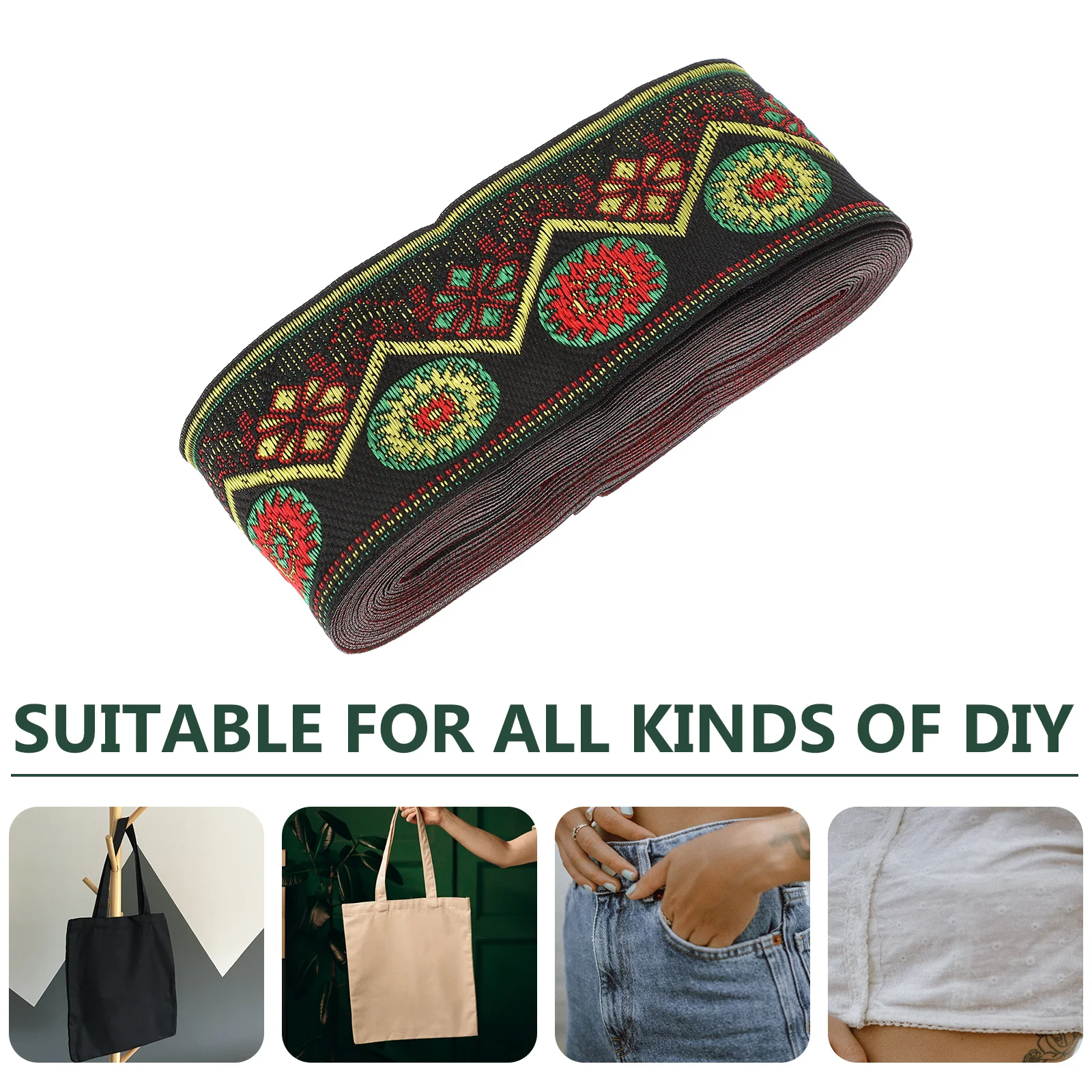 Ткань для плетения вышитая кружевная лента винтажный декор платье этническая