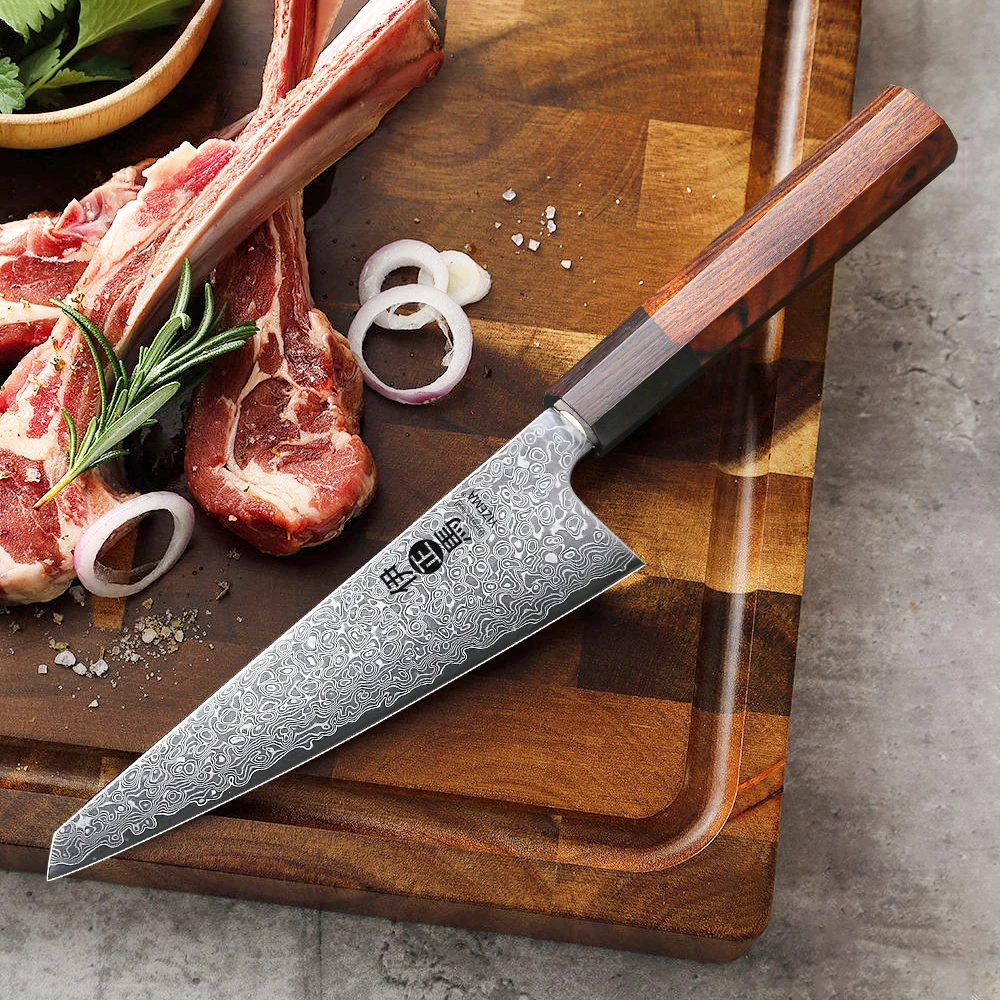 Японский нож Honesuki YIZEMA 6 дюймов профессиональные кухонные инструменты из