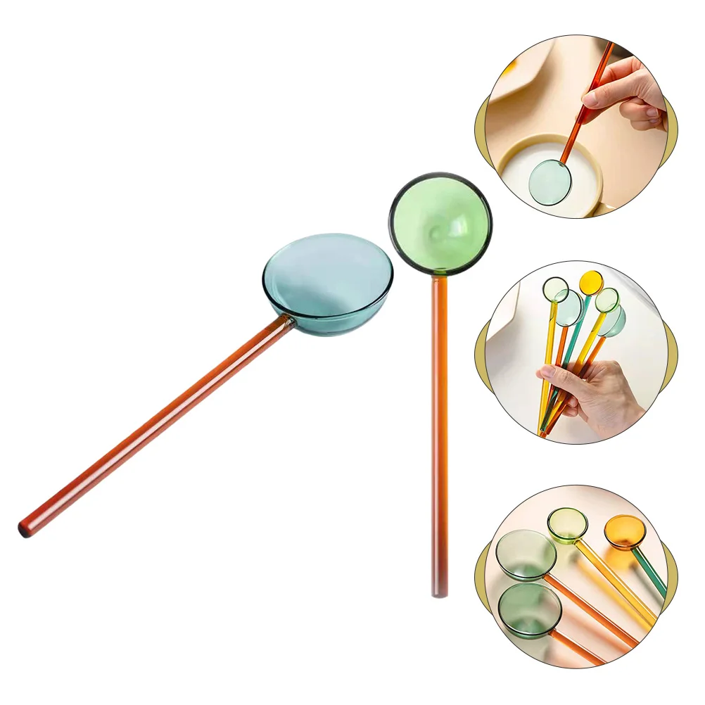

Spoons Stirring Spoon Coffeesmall Scoop Mixing Sticks Teaspoon Sugarsalt Cream Ice Cocktail Stirrer Yogurt Rod Resistant