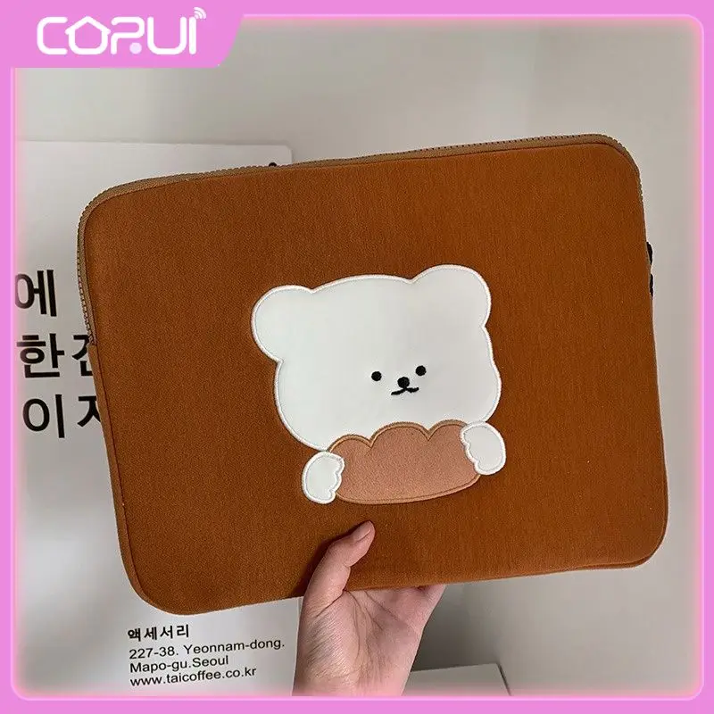 

Skin Friendly Fabric Tablet Pc Protective Shell Cotton Laptop Bag Fit To The Body Tablet Case Anti-drop Portable Computer Bag