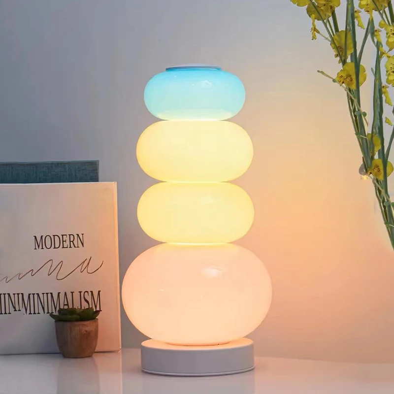 Креативная светодиодная настольная лампа Candy String Rainbow детская комната для