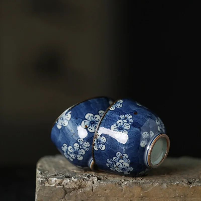 

Mr. Qing чайный набор кунг-фу ручная роспись дров Prunus Mume чайная чашка Цзиндэчжэнь керамическая чашка ручной работы 80 мл