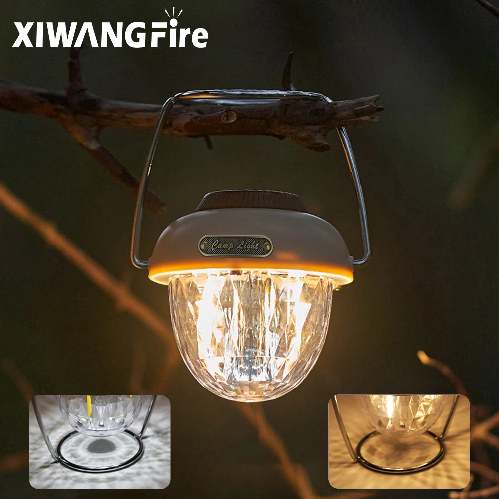 

Новые фонари, портативные фонари, работающие от перезаряжаемых батареек, освещение для кемпинга, внешнее аварийное освещение, 2000 мАч, водонепроницаемая лампа для палатки