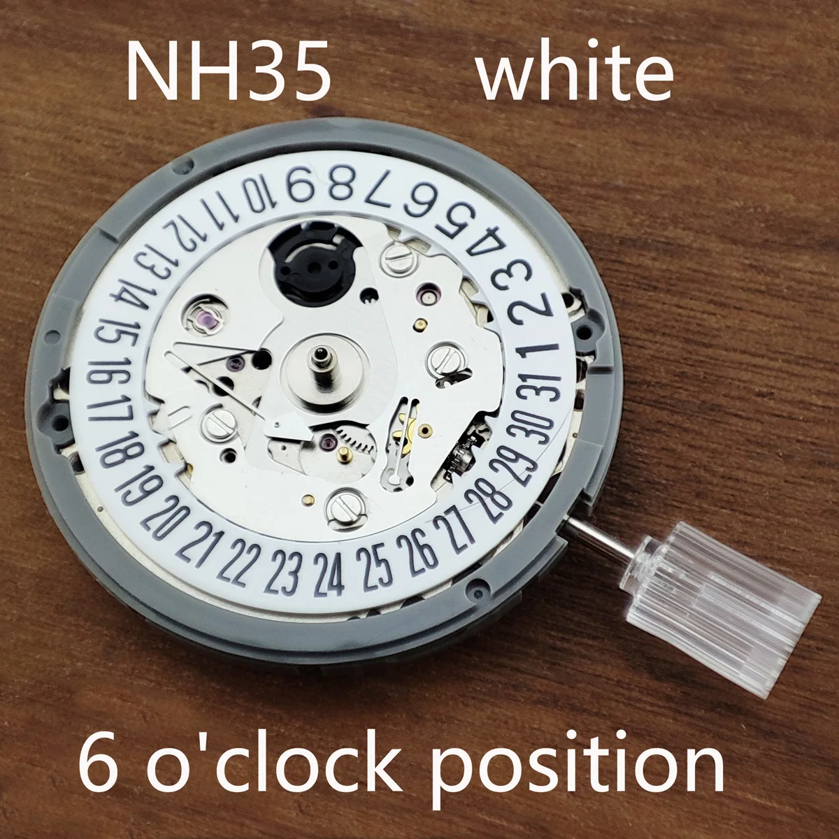 

Japanese NH35A 6 o'clock Premium Mechanical Movement NH35 White Datewheel Automatic Self-winding High Accuracy Movt Replace 6