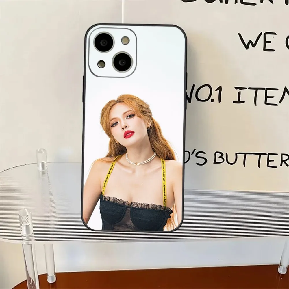 Чехол для телефона KPOP K-Kim HyunaA iPhone 11 12 13 14 15 XS XR X Mini Pro Max Plus