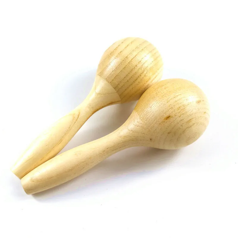 Деревянный Маракас для раннего образования музыкальные учебные пособия