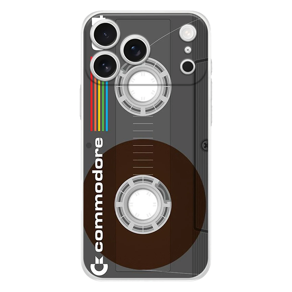 Фото Мягкий чехол для iPhone 17 Air 16E 16 11 15 14 Pro MAX 12 13 7 8 Plus SE, защитный, винтажный, с дизайном ленты, камеры, Gameboy, на Пасху №4