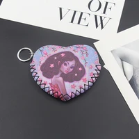 ethnic purse girl coin purse card bag coin bag card bag pendant wallet color printing handmade mini coin purses portefeuille