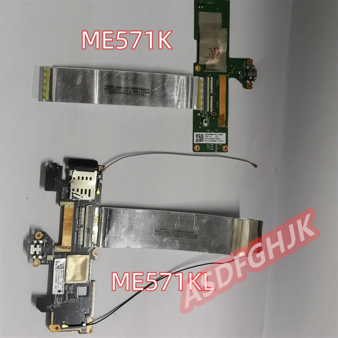 Плата питания USB ME571KL me571k для Asus Google Nexus 7 2-го поколения 2013 ME571K K008 K009 с кабелем