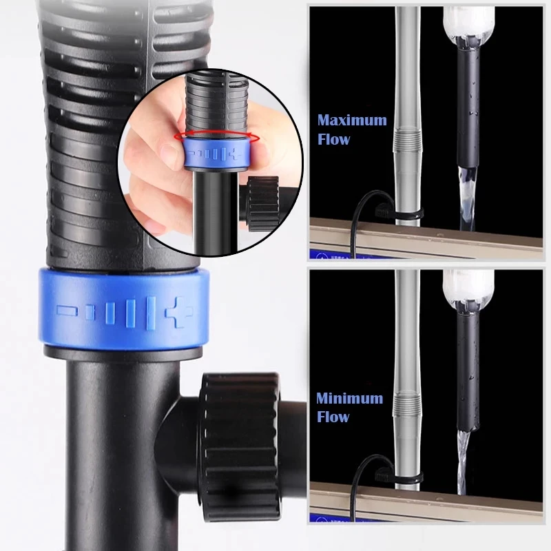 Купить Мойка для песка для аквариума, мощный всасывающий Электрический сифон, работающий на аквариуме, электрический насос для замены воды, набор ...