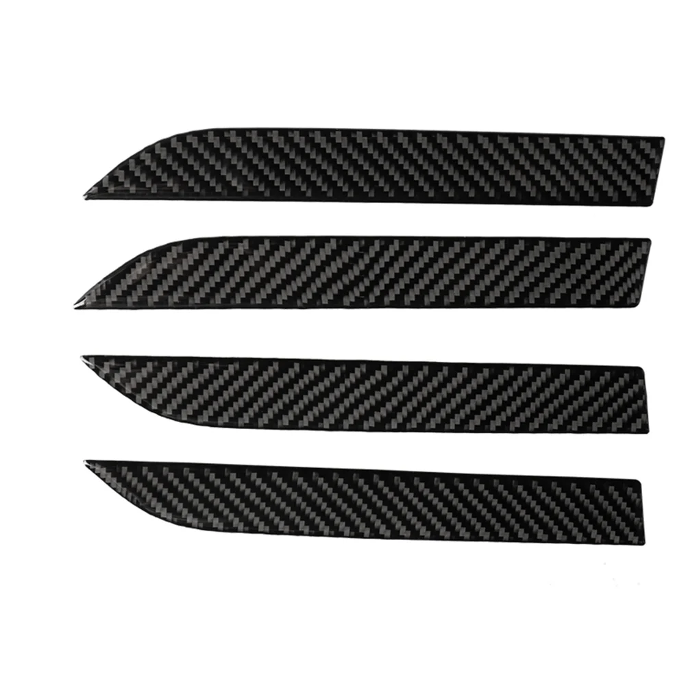 

For Tesla Model X carbon fiber car exterior door handle anti-scratch protection decorative sticker set