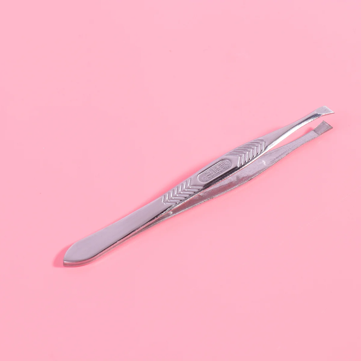 

Tweezersclip Tip Hair Flat Professional Slant Stainless Steel Facial Ingrown Removalprecision Beauty