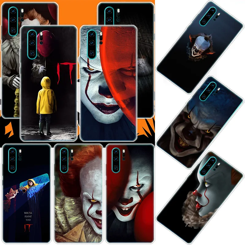 

Horrible Movie Pennywise Phone Case For Huawei Mate 40 Pro 30 20 Lite 10 Huawei P30 Lite P50 Pro P40 P20 P10 Cover Coque