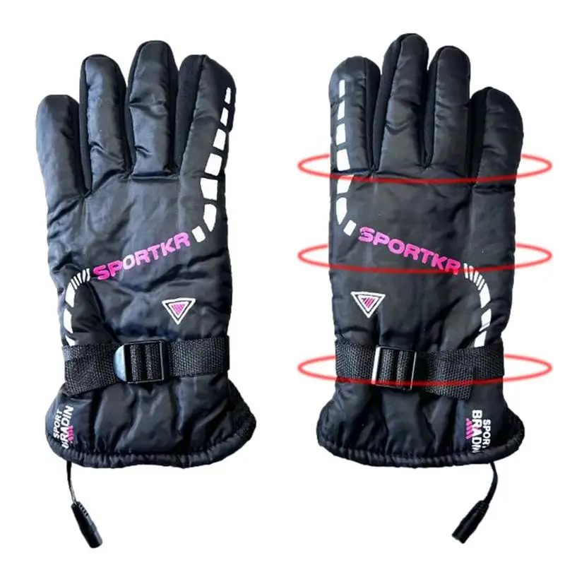 

Heated Gloves For Men Warm Touchscreen Thermal Gloves Rechargeable Winter Waterproof Gloves For Outdoor Cycling Skiing Hiking
