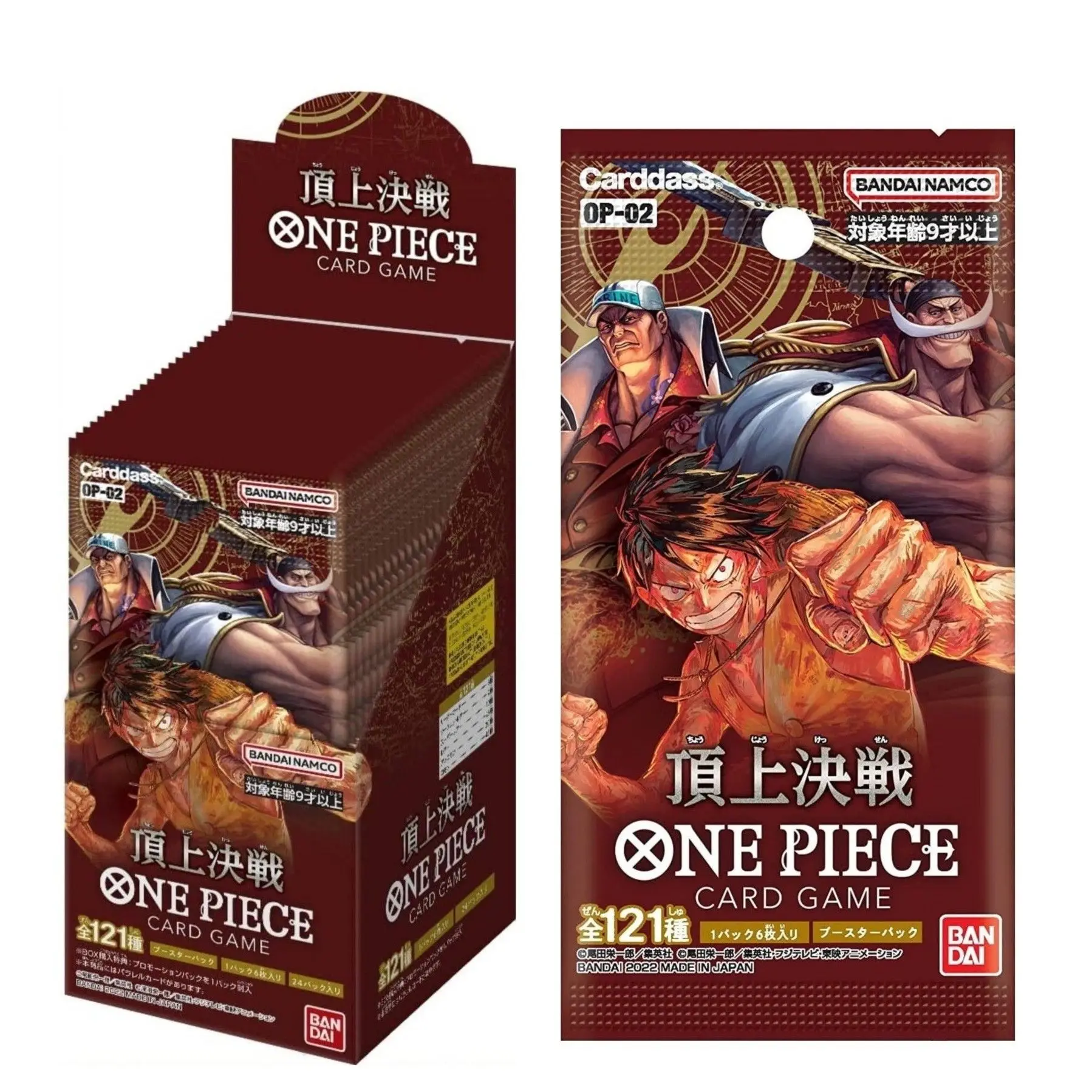 Фото Коллекционные карты BANDAI One Piece Card Game OPC010203 OP050711, бустер-паки, дизайнерские игрушки, аниме-атрибутика для мальчиков №3